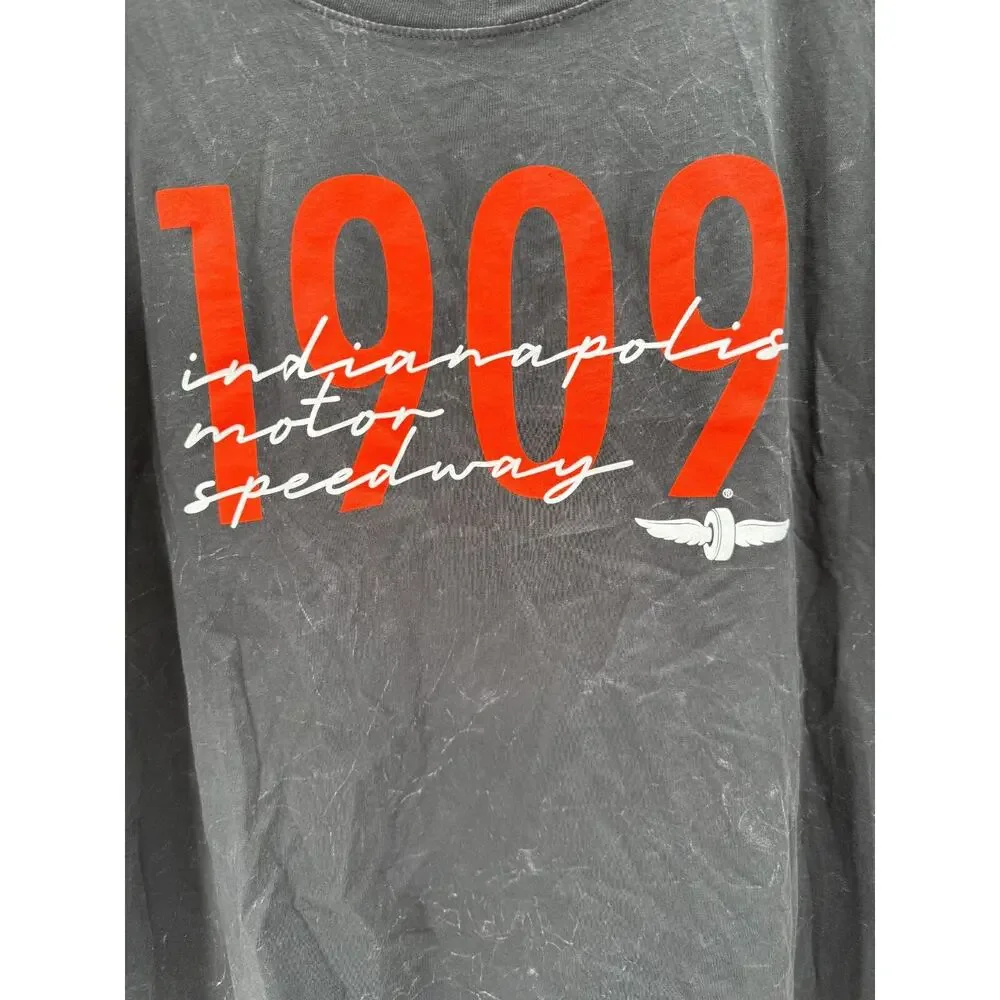 CampDavid Womens T Shirt 1909 Indianapolis Motor Speedway Grey Size XL New - Picture 3 of 7